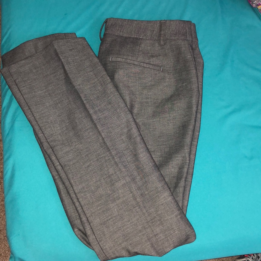 Express Columnist Bare Boot Mid Rise Dress Pants